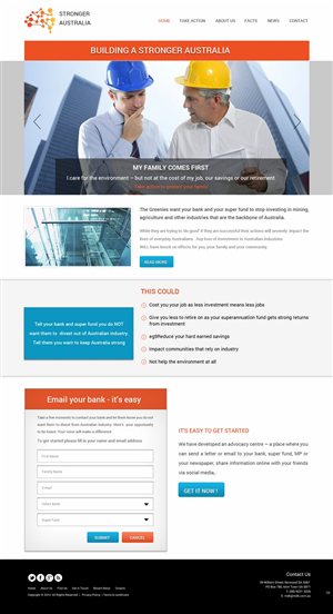 Web Design by pb for this project | Design: #5142434