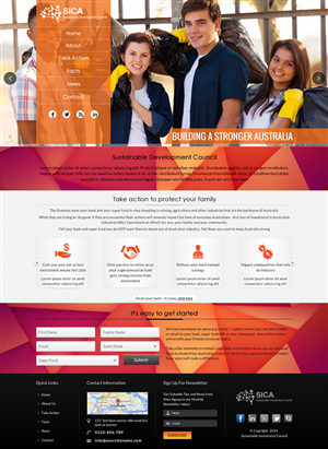 Stronger Australia | Diseño Web por Sbss