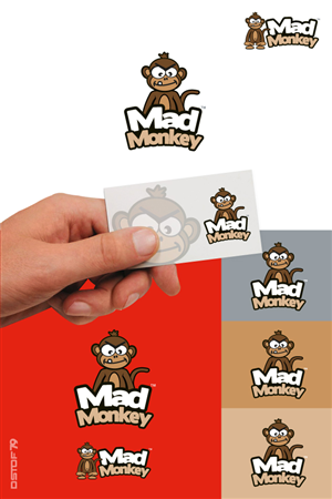Mad Monkey | Logo Design by SilverFire