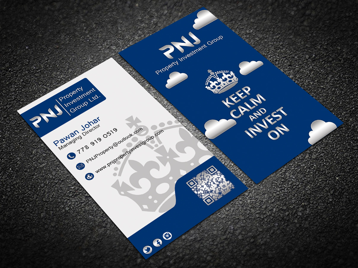 Diseño de Tarjeta de Presentación por ShantNiX para PNJ Property Investment Group Ltd. | Diseño #5148890