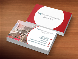 Visitenkarten-Design von Lanka Ama für PNJ Property Investment Group Ltd. | Design: #5134562