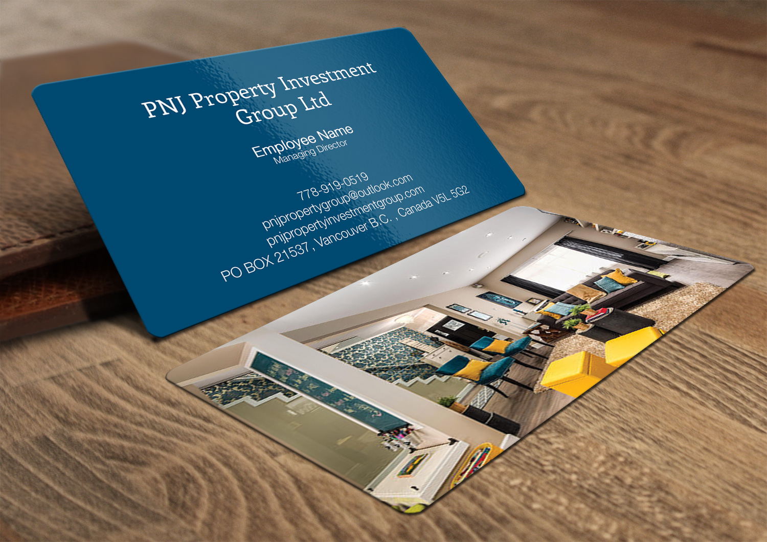 Business Card Design by Lanka Ama for PNJ Property Investment Group Ltd. | Design #5134950