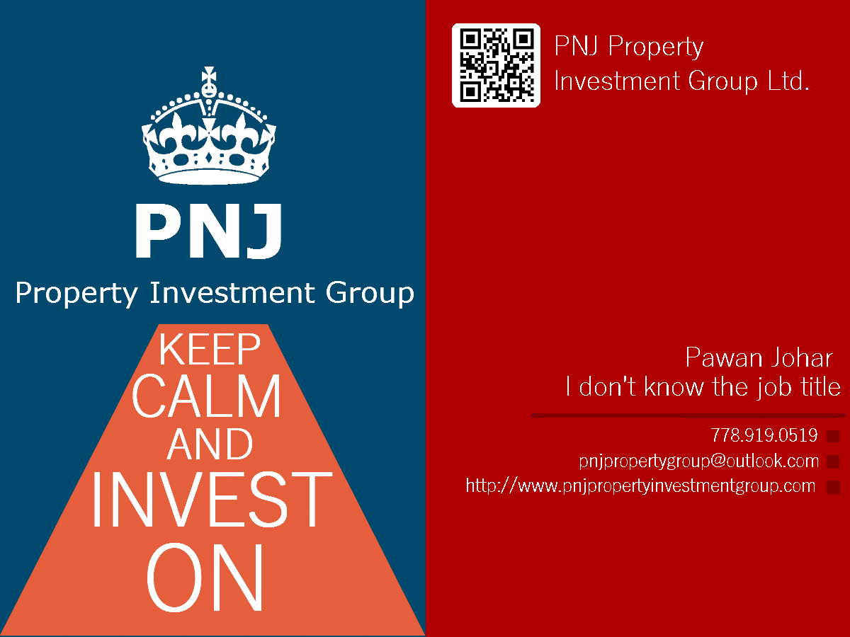 Business Card Design by designergabriellee for PNJ Property Investment Group Ltd. | Design #5139069