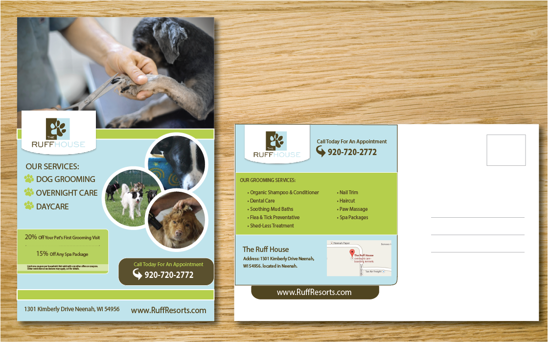 Postcard Design by alex989 for this project | Design #5147906