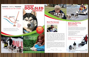 Brochure Design by Sbss for IdidaRide Sled Dog Tours, Inc. | Design: #1442783