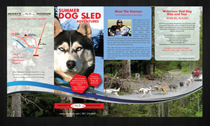 Brochure Design by Sbss for IdidaRide Sled Dog Tours, Inc. | Design: #1443033
