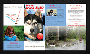 Brochure Design by Sbss for IdidaRide Sled Dog Tours, Inc. | Design: #1443347