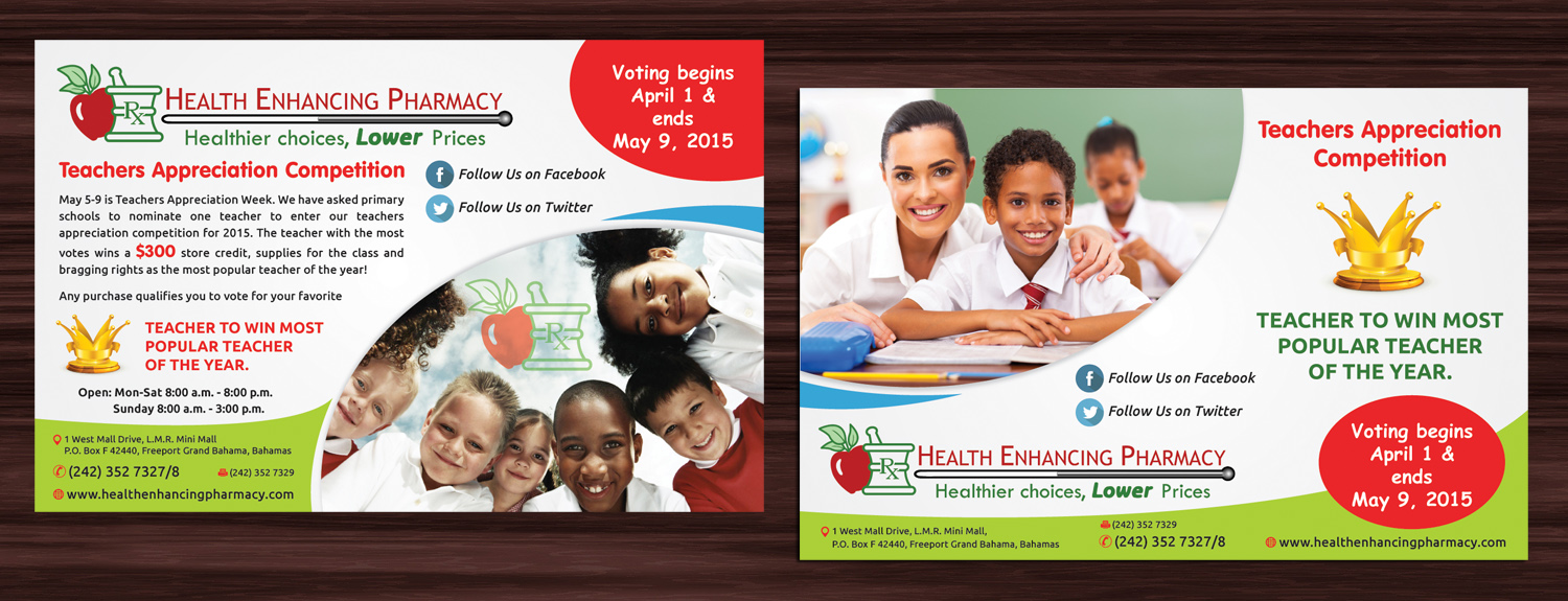 Design Publicitaire par Sbss pour Health Enhancing Pharmacy | Design #5518780