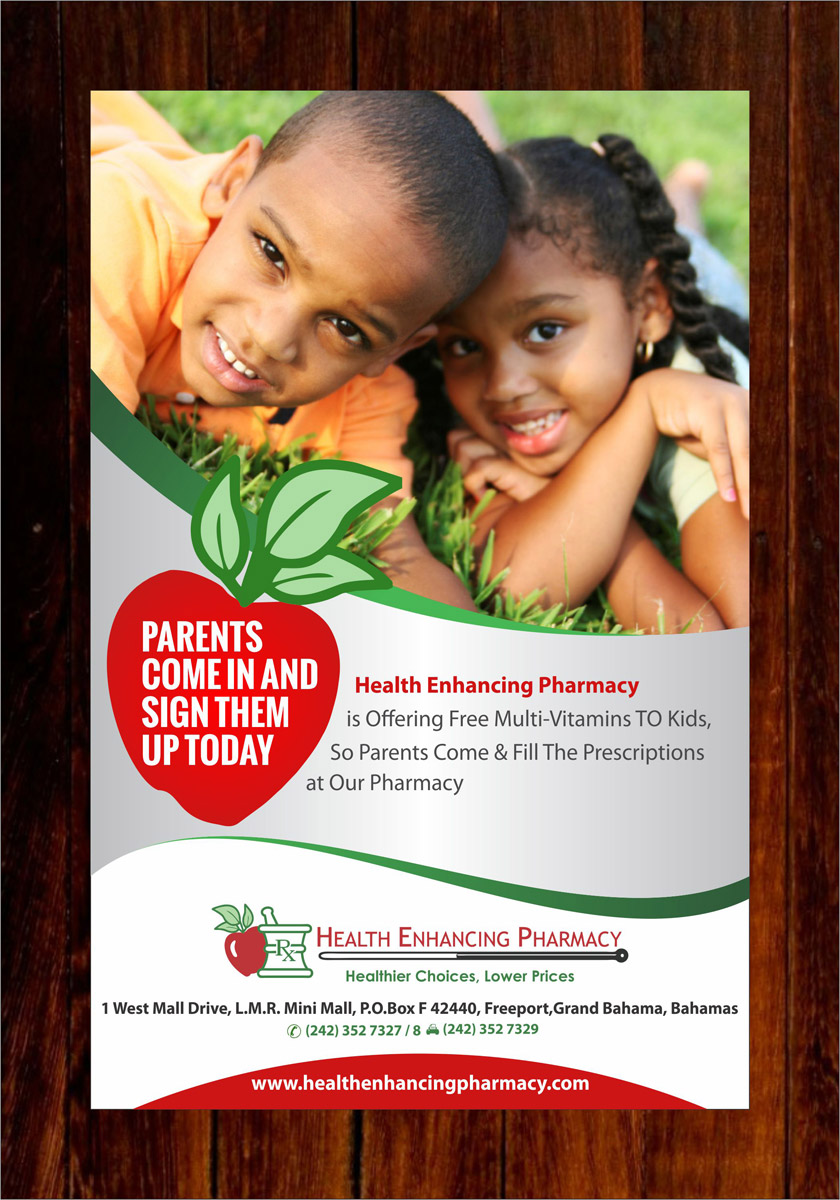 Design Publicitaire par Infinitive Technology pour Health Enhancing Pharmacy | Design #5154793