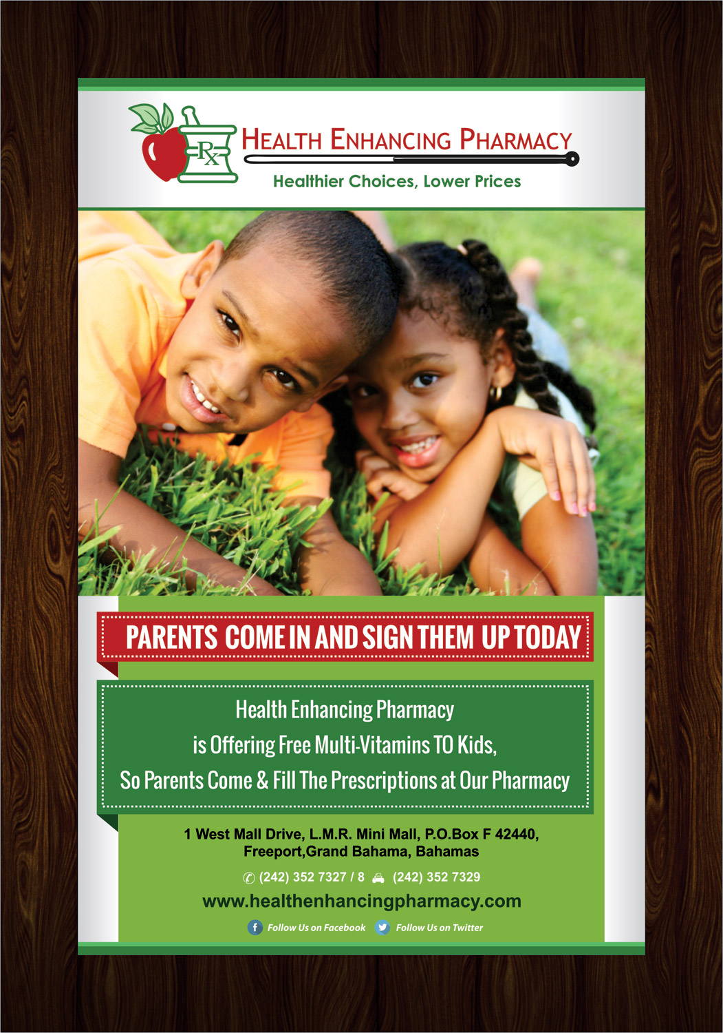 Design Publicitaire par Infinitive Technology pour Health Enhancing Pharmacy | Design #5195484