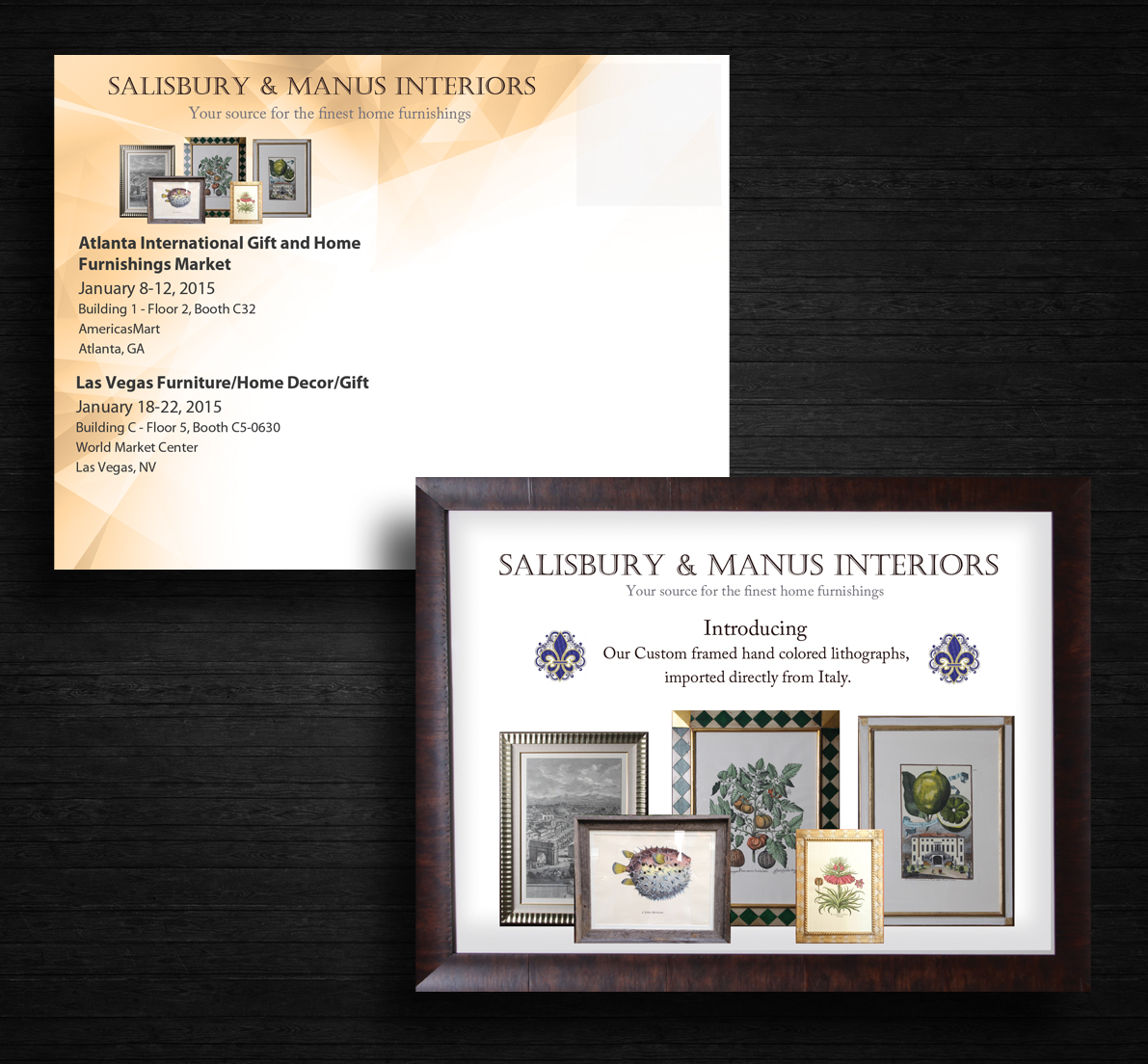 Postcard Design by uk for Salisbury and Manus | Design #5142382