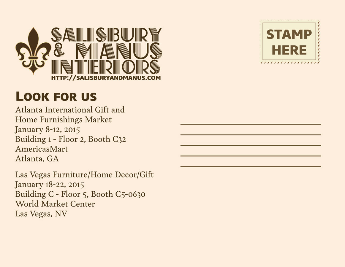 Diseño de Postal por Arnel para Salisbury and Manus | Diseño #5148526