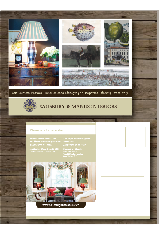 Design de Carte Postale par alex989 pour Salisbury and Manus | Design #5142077