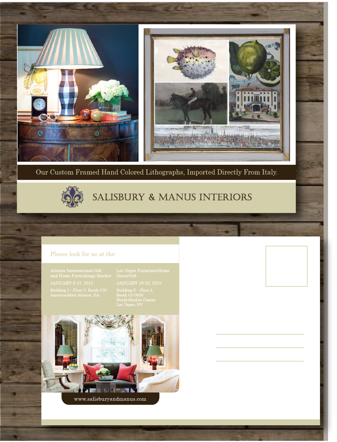 Postcard Design by alex989 for Salisbury and Manus | Design #5162017