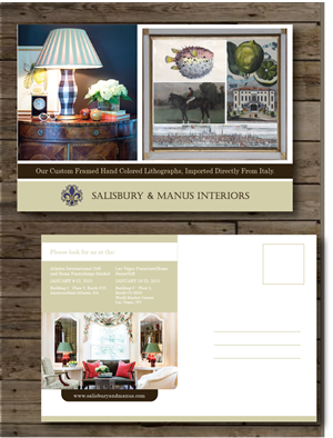 Postcard Design by alex989 for Salisbury and Manus | Design: #5162017