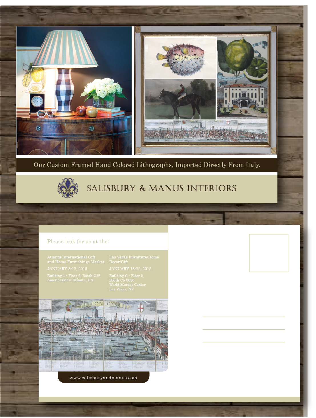 Postcard Design by alex989 for Salisbury and Manus | Design #5162254