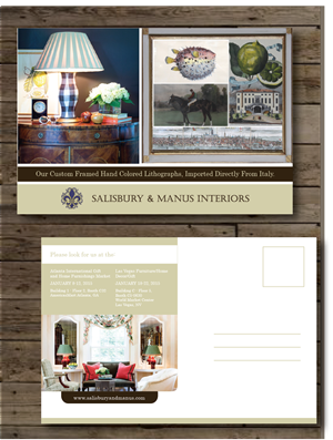 Postcard Design by alex989 for Salisbury and Manus | Design: #5162257