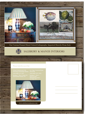 Postcard Design by alex989 for Salisbury and Manus | Design: #5162420