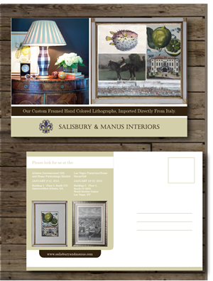 Postcard Design by alex989 for Salisbury and Manus | Design: #5162443