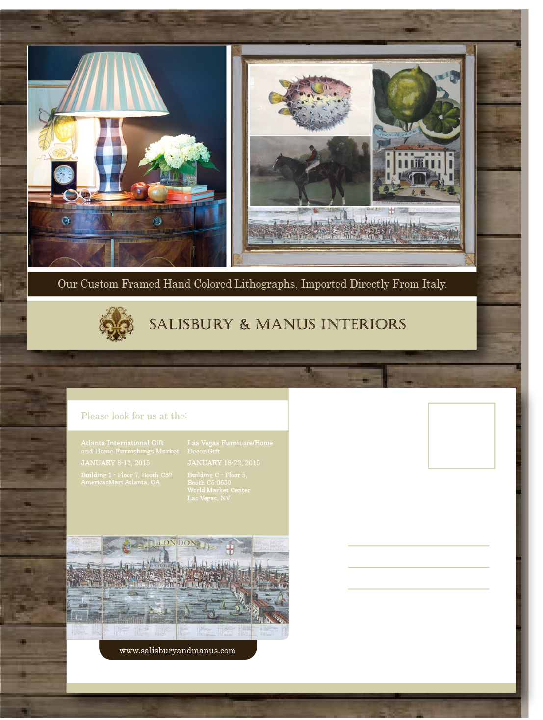 Design de Carte Postale par alex989 pour Salisbury and Manus | Design #5162560