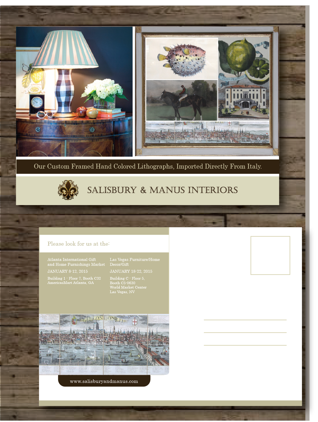 Postcard Design by alex989 for Salisbury and Manus | Design #5163666