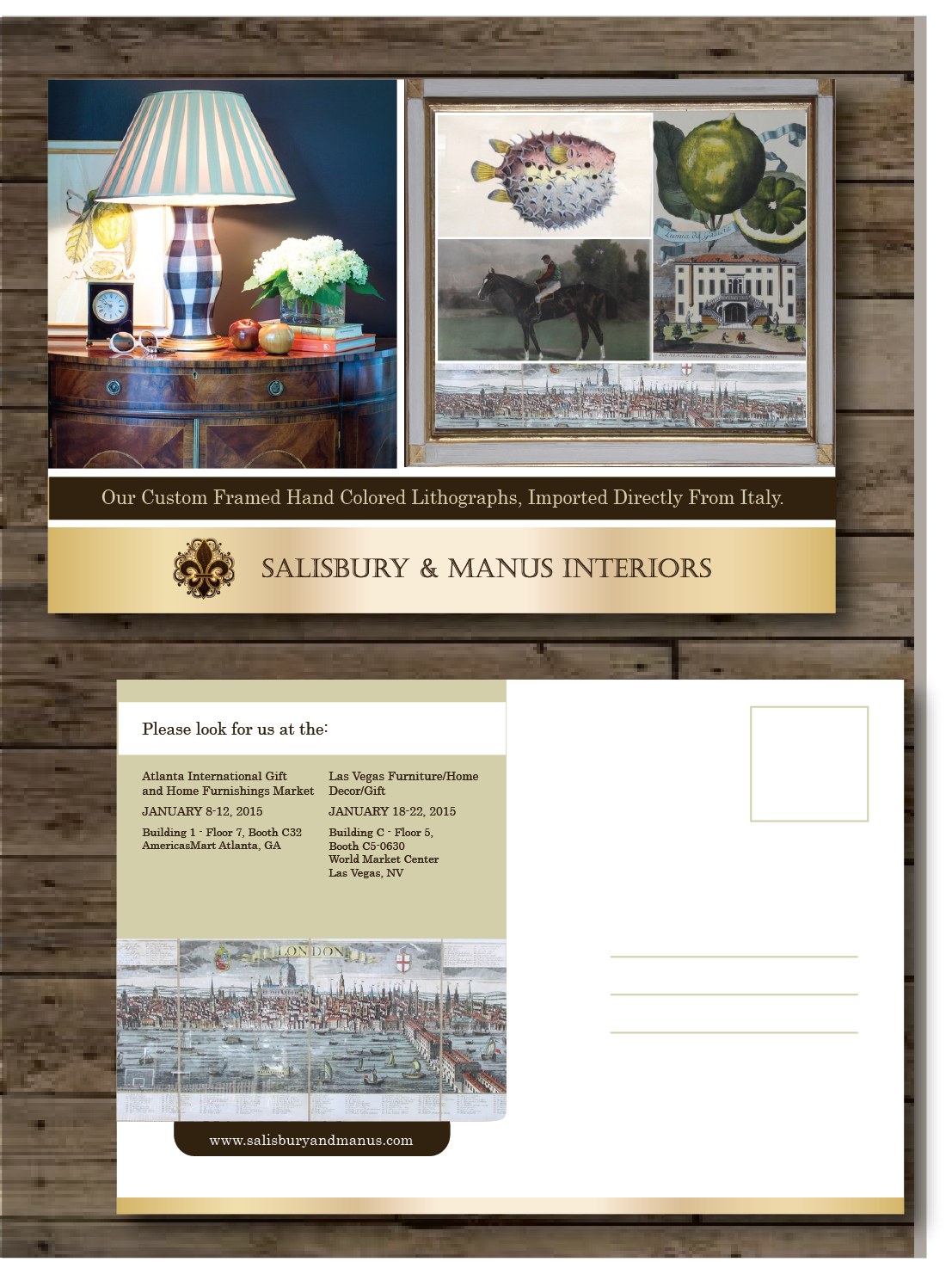 Postcard Design by alex989 for Salisbury and Manus | Design #5166894
