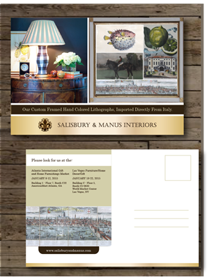 Postcard Design by alex989 for Salisbury and Manus | Design: #5166894