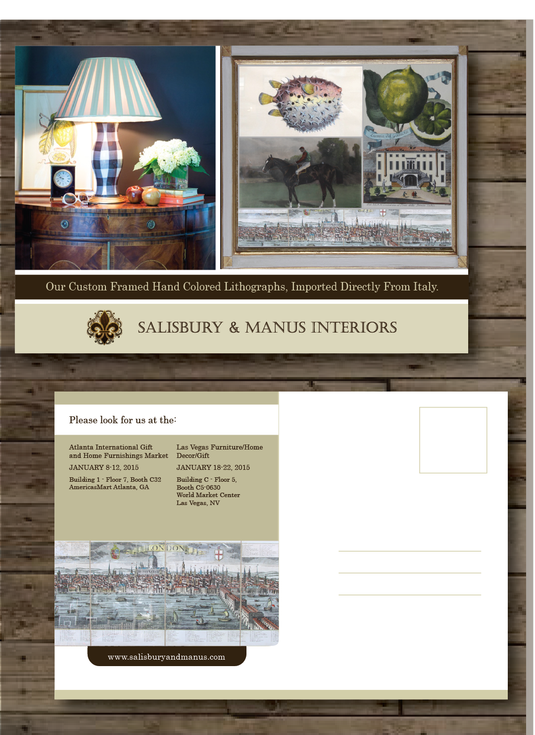 Postcard Design by alex989 for Salisbury and Manus | Design #5171200