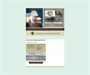  Hand painted custom framed lithographs, poscard design | Postcard Design by alex989