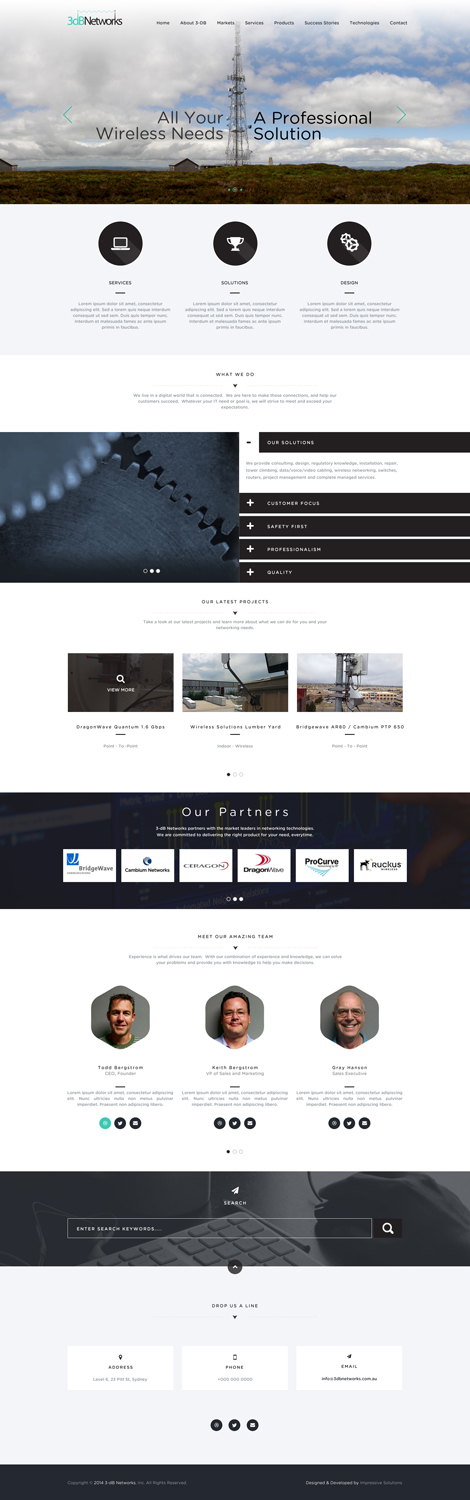 Wordpress Design by Impressive Solutions for this project | Design #5182421