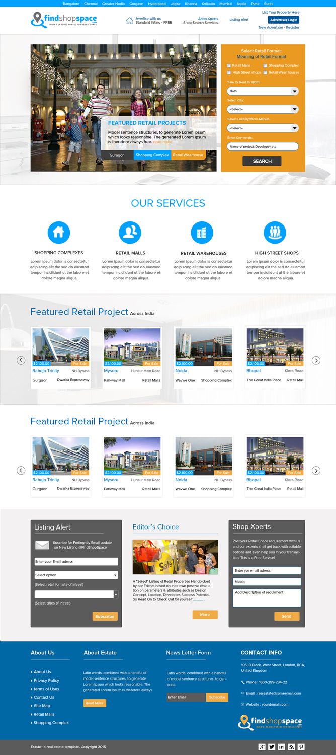 Web Design by OM for this project | Design #5216408