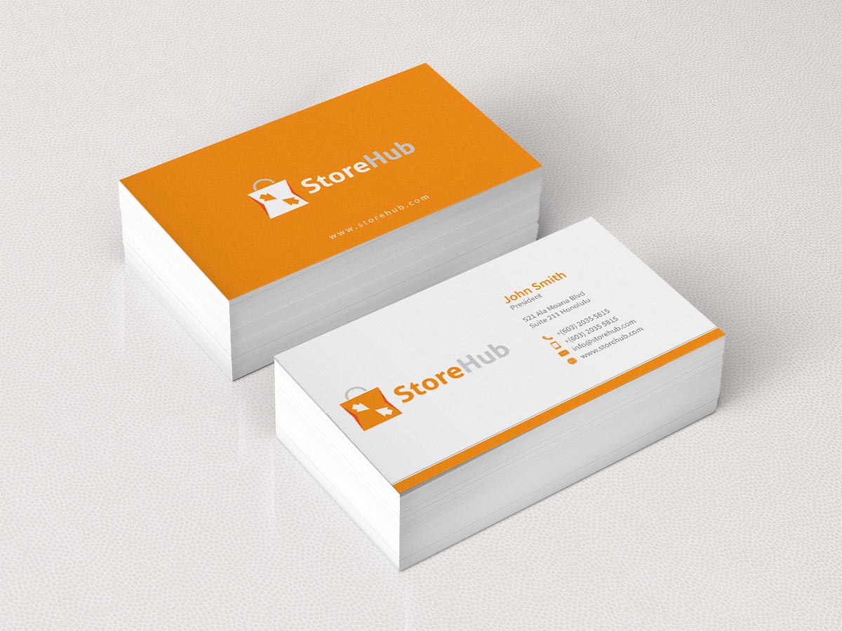 Business Card Design by Ak Graphics Solutions for StoreHub Sdn Bhd | Design #5168182