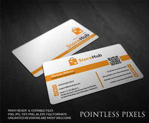Business Card Design by Pointless Pixels India for StoreHub Sdn Bhd | Design: #5140535