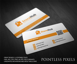 Business Card Design by Pointless Pixels India for StoreHub Sdn Bhd | Design: #5140624
