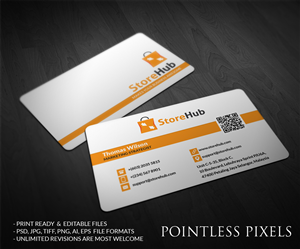 Business Card Design by Pointless Pixels India for StoreHub Sdn Bhd | Design: #5140627