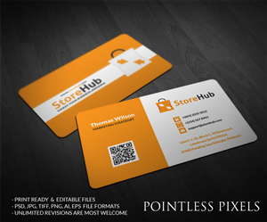 Business Card Design by Pointless Pixels India for StoreHub Sdn Bhd | Design: #5142453
