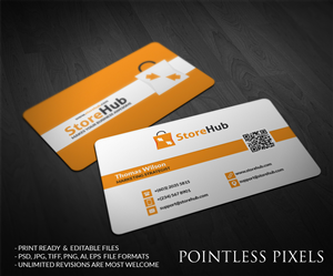 Business Card Design by Pointless Pixels India for StoreHub Sdn Bhd | Design: #5142462