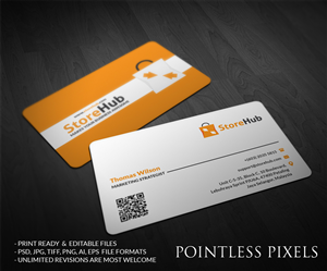 Business Card Design by Pointless Pixels India for StoreHub Sdn Bhd | Design: #5142469