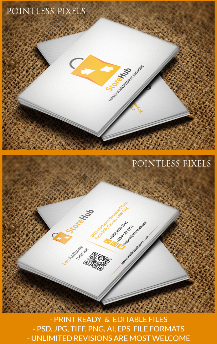 Diseño de Tarjeta de Presentación por Pointless Pixels India para StoreHub Sdn Bhd | Diseño #5189699