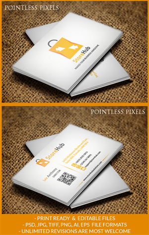 Business Card Design by Pointless Pixels India for StoreHub Sdn Bhd | Design: #5189699
