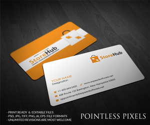 Business Card Design by Pointless Pixels India for StoreHub Sdn Bhd | Design: #5190243