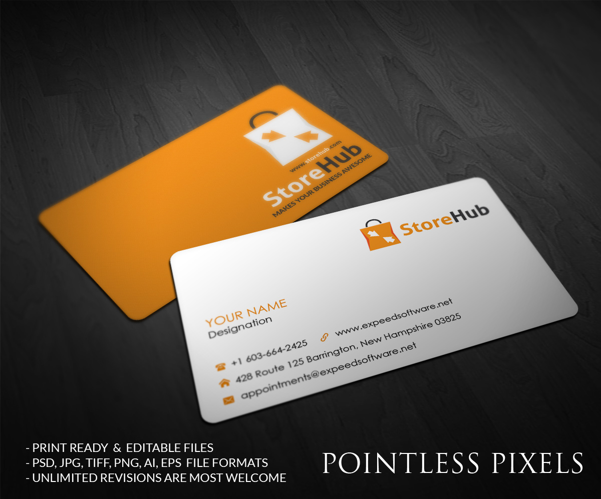 Diseño de Tarjeta de Presentación por Pointless Pixels India para StoreHub Sdn Bhd | Diseño #5190253