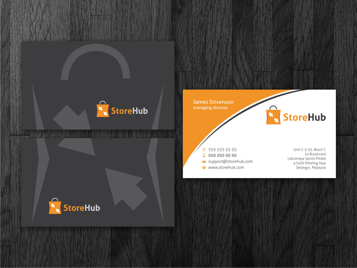 Business Card Design by Atvento Graphics for StoreHub Sdn Bhd | Design #5140844