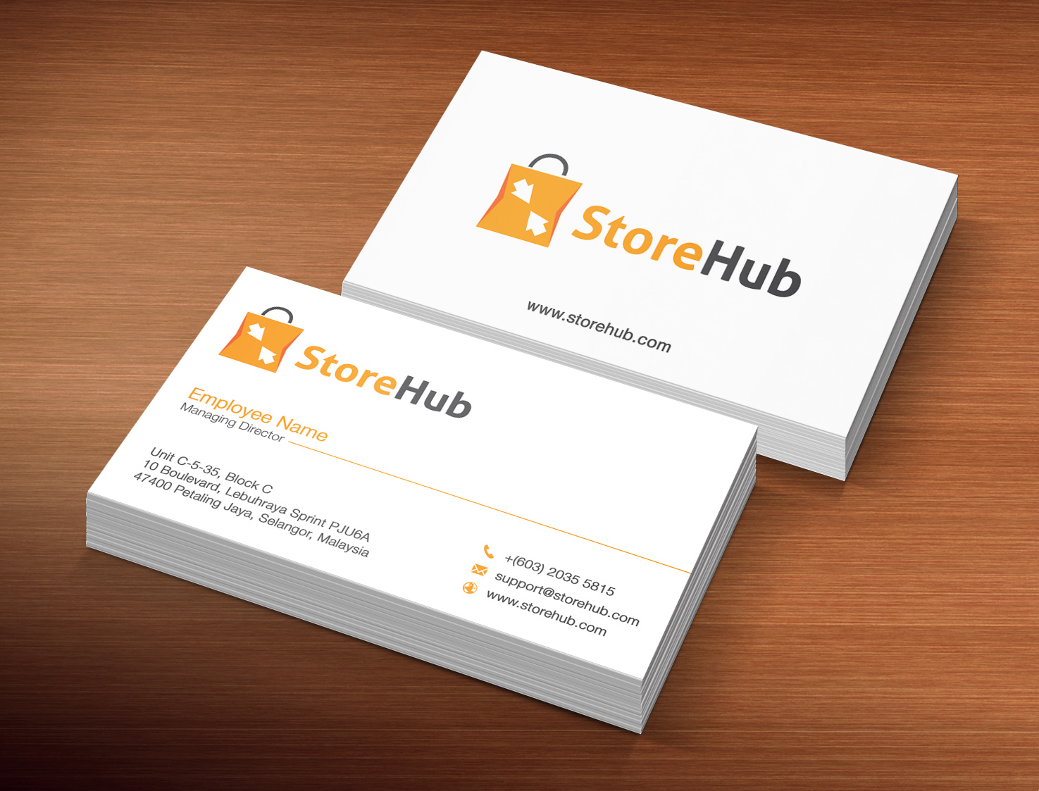 Diseño de Tarjeta de Presentación por Lanka Ama para StoreHub Sdn Bhd | Diseño #5141573