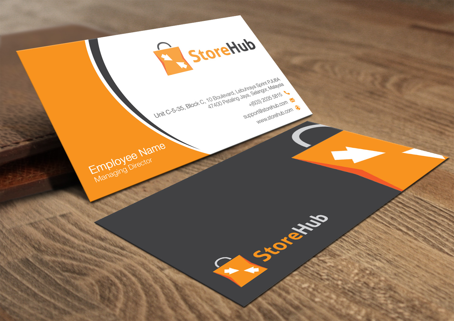 Diseño de Tarjeta de Presentación por Lanka Ama para StoreHub Sdn Bhd | Diseño #5141579