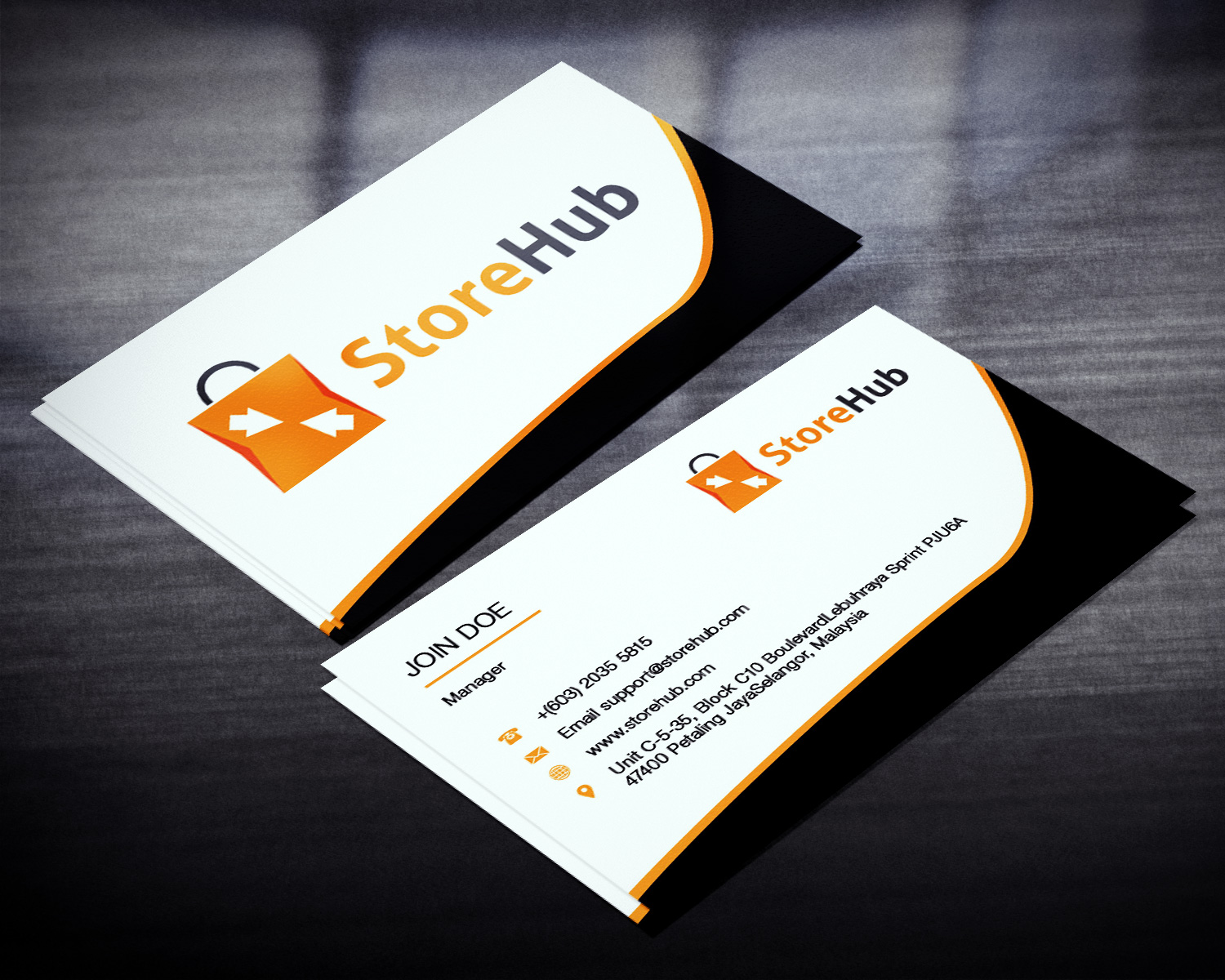 Diseño de Tarjeta de Presentación por Lanka Ama para StoreHub Sdn Bhd | Diseño #5141580