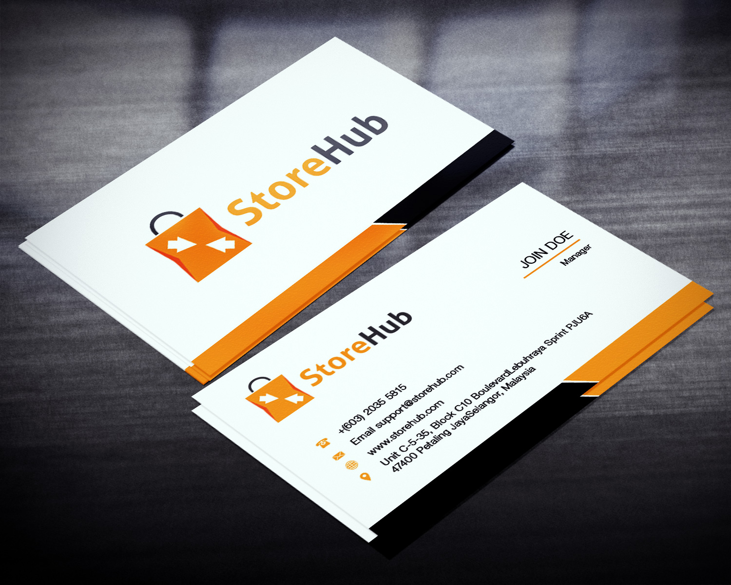 Business Card Design by Lanka Ama for StoreHub Sdn Bhd | Design #5141582