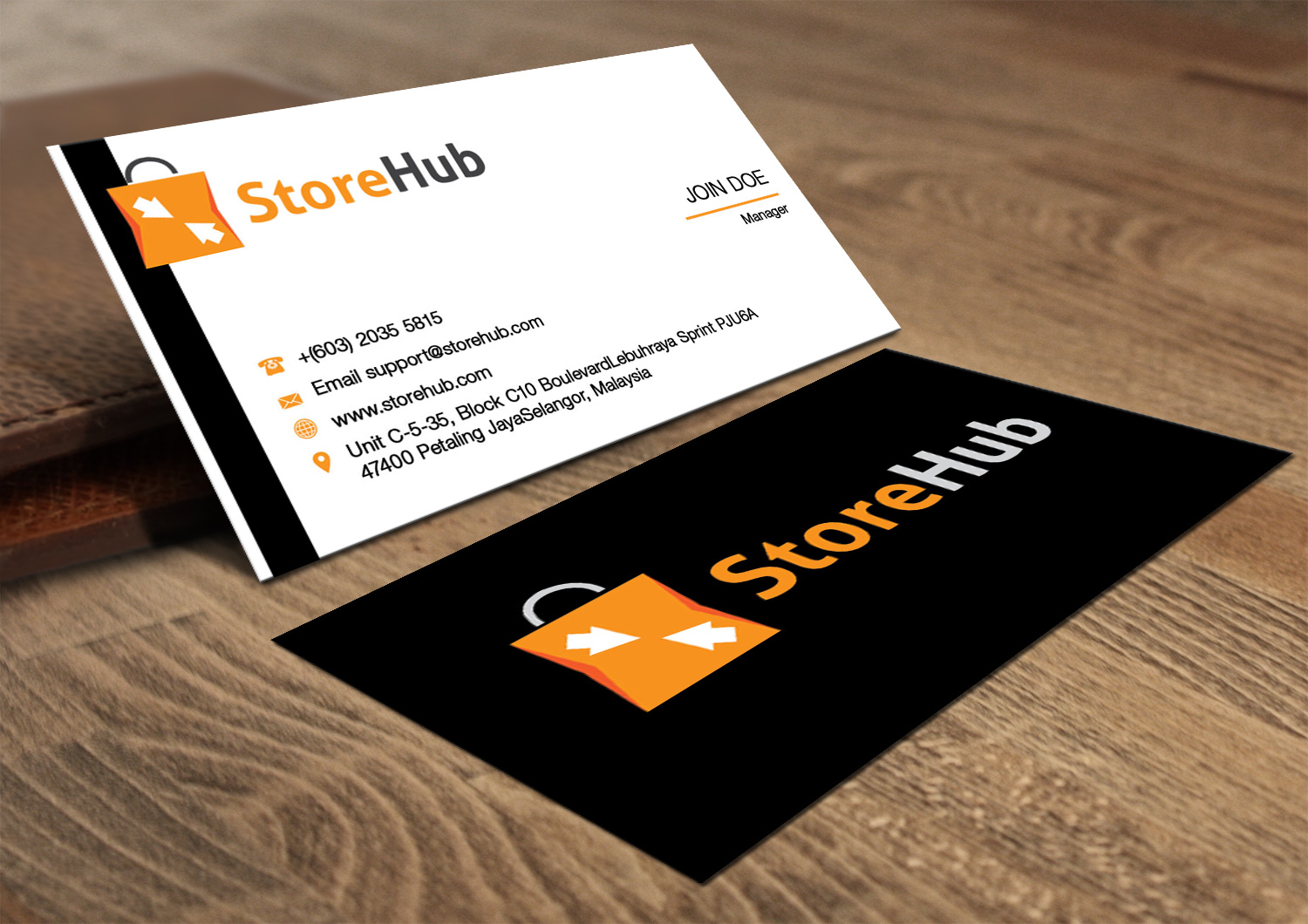 Business Card Design by Lanka Ama for StoreHub Sdn Bhd | Design #5141595