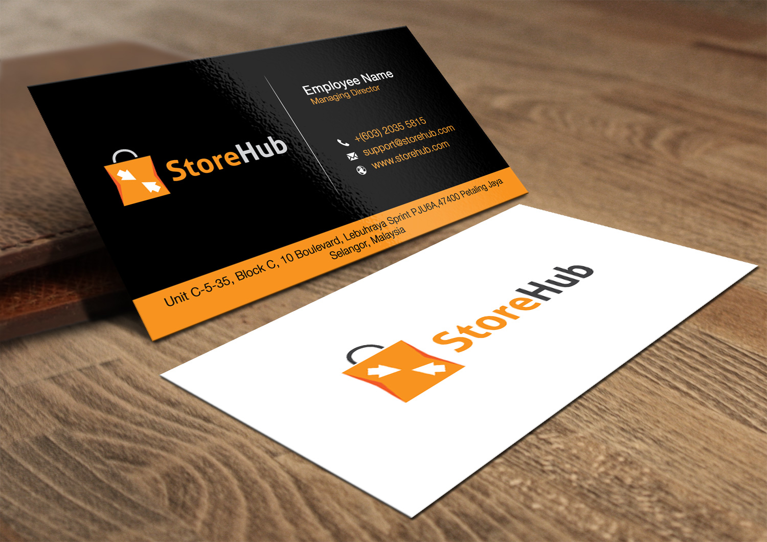 Business Card Design by Lanka Ama for StoreHub Sdn Bhd | Design #5154073