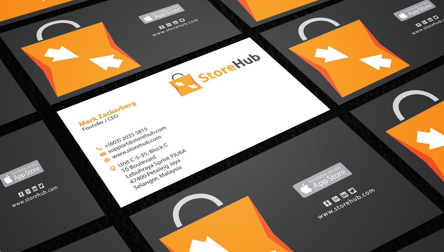 Business Card Design by Stylez Designz for StoreHub Sdn Bhd | Design #5180606